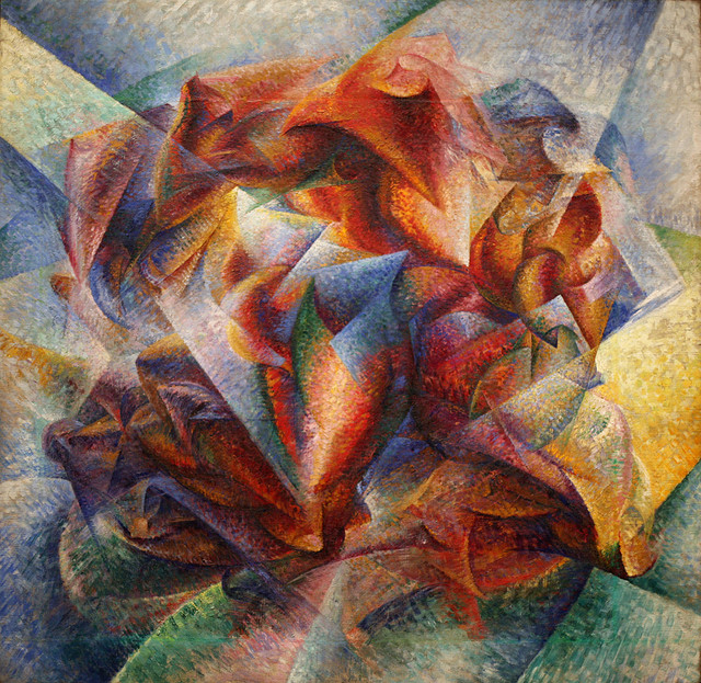 "Dynamism of a Soccer Player" Umberto Boccioni. 1913, courtesy shooting_brooklyn